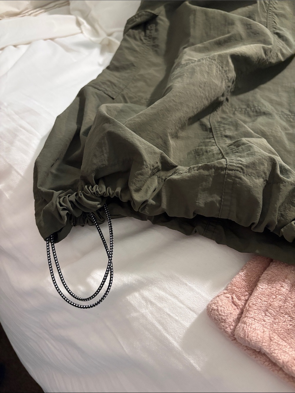 Women’s Olive Green Cargo Skirt - Picture 4 of 6